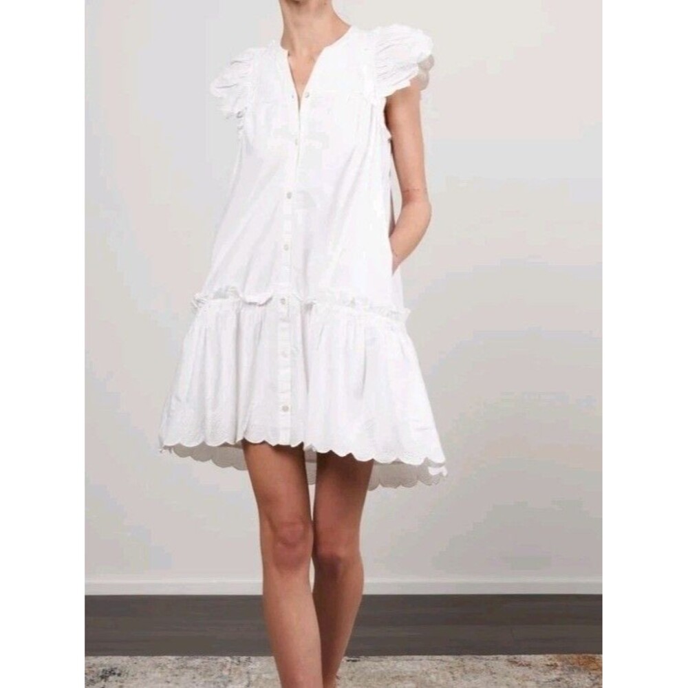 Sea New York Phoebe Dress White Womens Size S